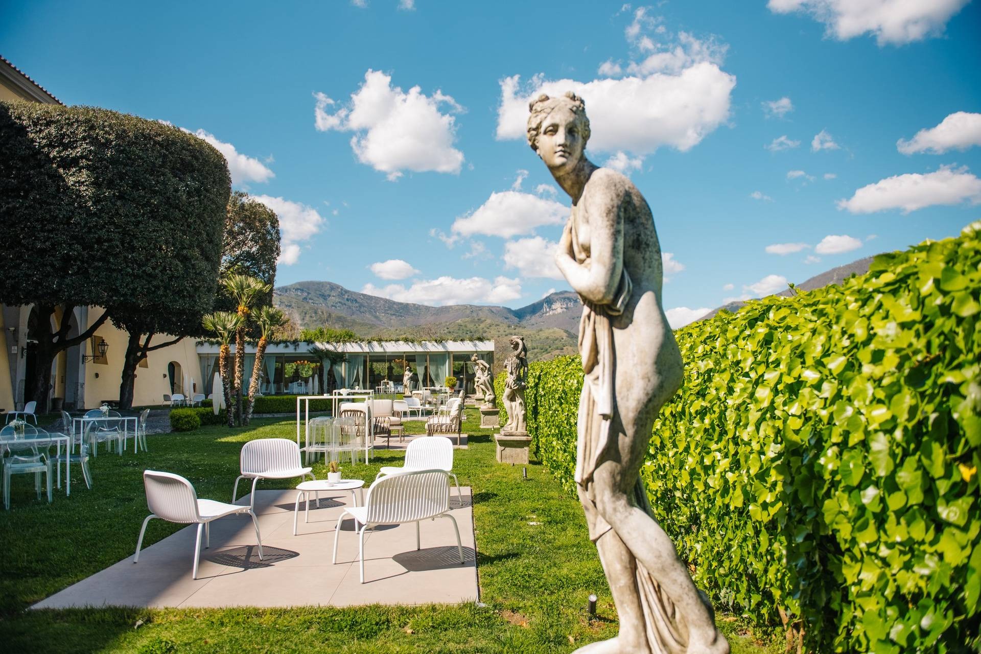 Esterno principale di Villa Soglia